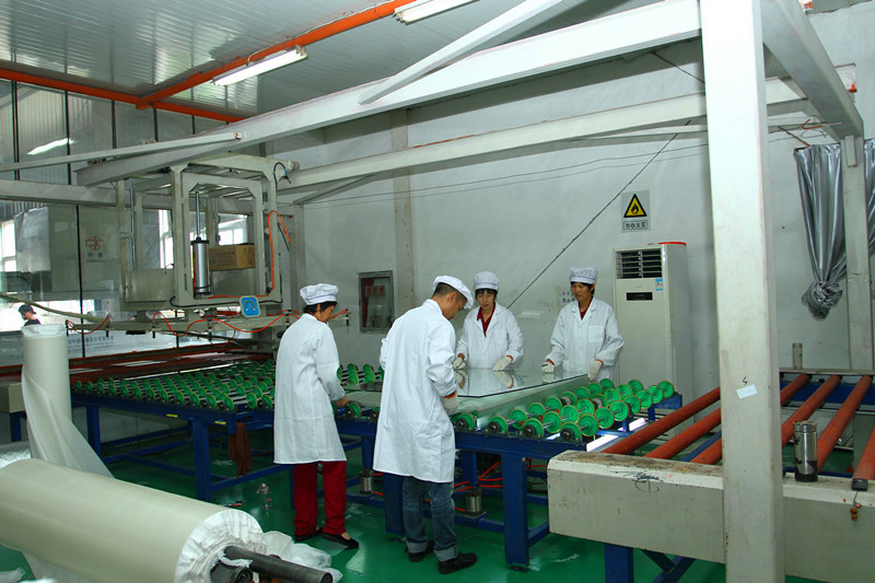 玻璃夾膠生產線